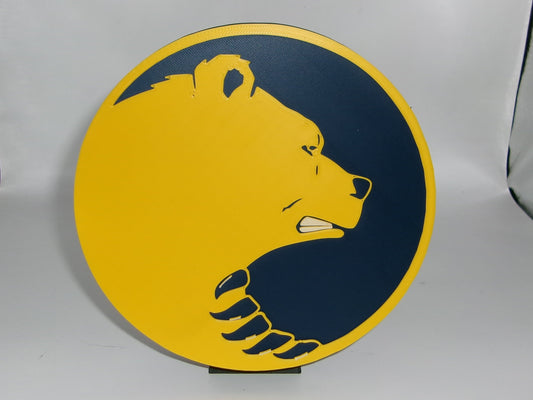 California Golden Bears 3D printed Logo Sign Wall Desk Shelf Art