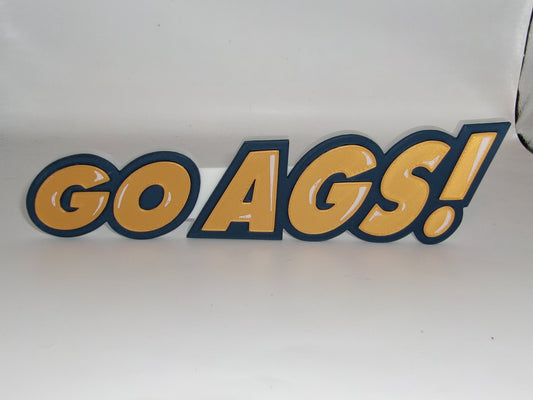California Davis Aggies 3D printed Logo Sign Wall Desk Shelf Art