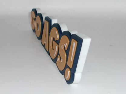 California Davis Aggies 3D printed Logo Sign Wall Desk Shelf Art