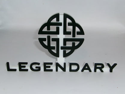 Legendary Pictures printed Logo Sign Wall Desk Shelf Art