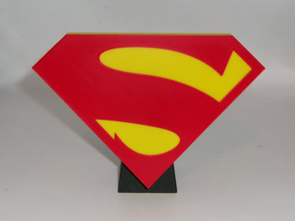 Absolute Superman 3D printed Logo Sign Wall Desk Shelf Art