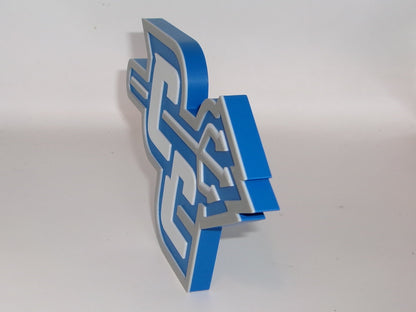 Central Connecticut Blue Devils 3D printed Logo Sign Wall Desk Shelf Art
