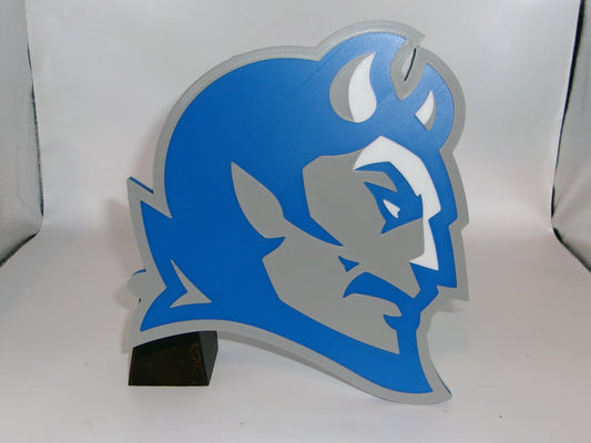 Central Connecticut Blue Devils 3D printed Logo Sign Wall Desk Shelf Art