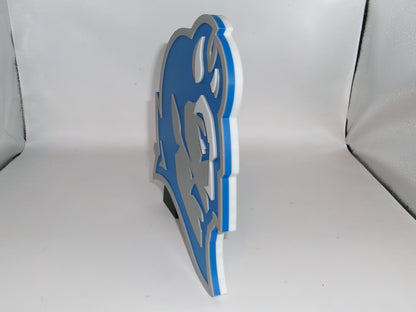 Central Connecticut Blue Devils 3D printed Logo Sign Wall Desk Shelf Art
