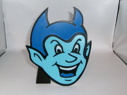 Central Connecticut Blue Devils 3D printed Logo Sign Wall Desk Shelf Art
