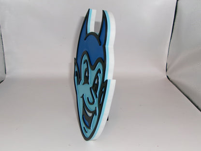 Central Connecticut Blue Devils 3D printed Logo Sign Wall Desk Shelf Art