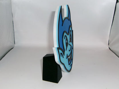 Central Connecticut Blue Devils 3D printed Logo Sign Wall Desk Shelf Art
