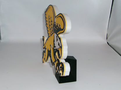Canisius Golden Griffins 3D printed Logo Sign Wall Desk Shelf Art