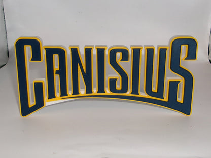 Canisius Golden Griffins 3D printed Logo Sign Wall Desk Shelf Art