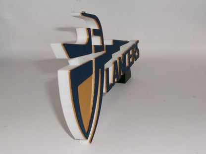 California Baptist Lancers 3D printed Logo Sign Wall Desk Shelf Art