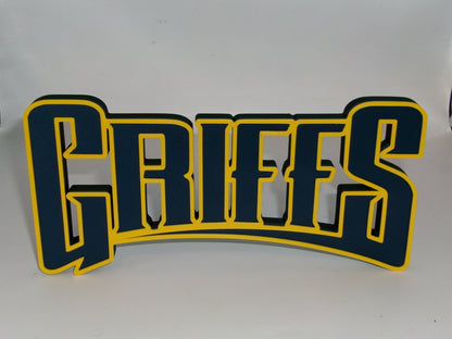 Canisius Golden Griffins 3D printed Logo Sign Wall Desk Shelf Art