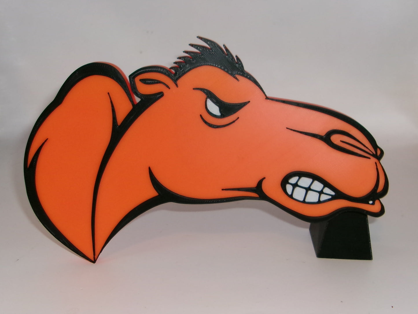Campbell Fighting Camels 3D printed Logo Sign Wall Desk Shelf Art