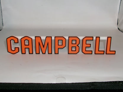 Campbell Fighting Camels 3D printed Logo Sign Wall Desk Shelf Art