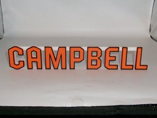 Campbell Fighting Camels 3D printed Logo Sign Wall Desk Shelf Art