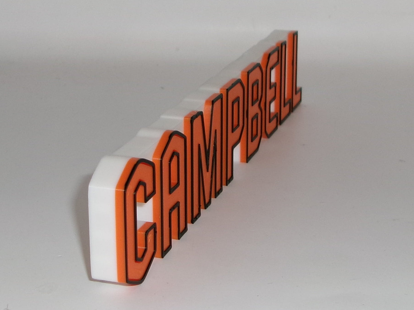 Campbell Fighting Camels 3D printed Logo Sign Wall Desk Shelf Art