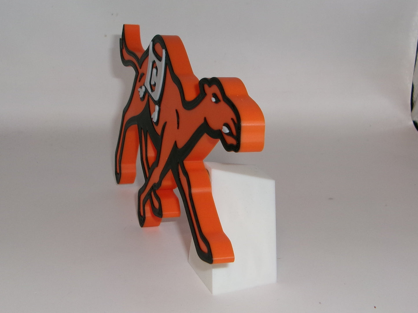 Campbell Fighting Camels 3D printed Logo Sign Wall Desk Shelf Art