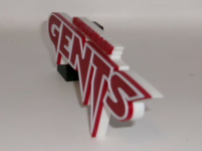 Centenary Gentlemen 3D printed Logo Sign Wall Desk Shelf Art