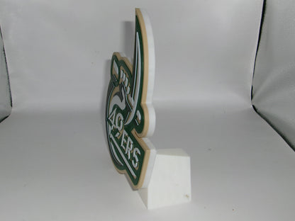 Charlotte 49ers 3D printed Logo Sign Wall Desk Shelf Art