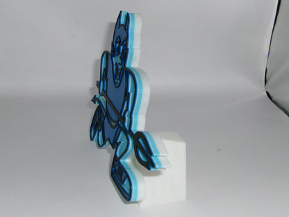 Central Connecticut Blue Devils 3D printed Logo Sign Wall Desk Shelf Art