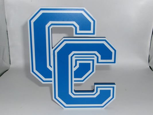 Central Connecticut Blue Devils 3D printed Logo Sign Wall Desk Shelf Art