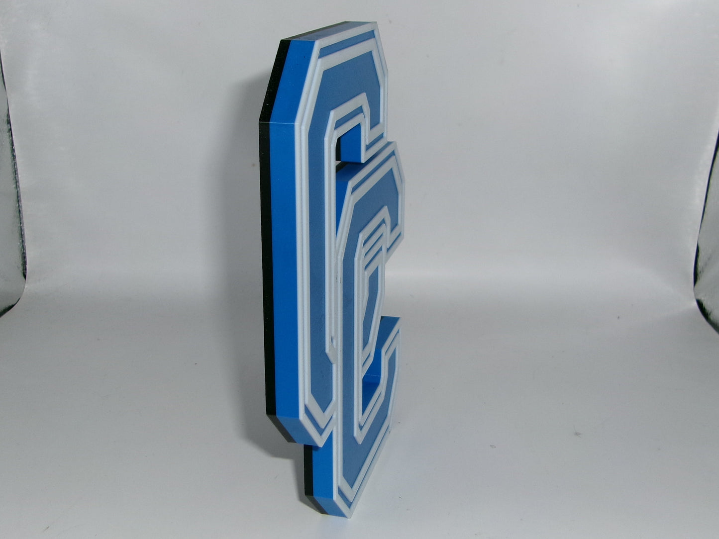 Central Connecticut Blue Devils 3D printed Logo Sign Wall Desk Shelf Art