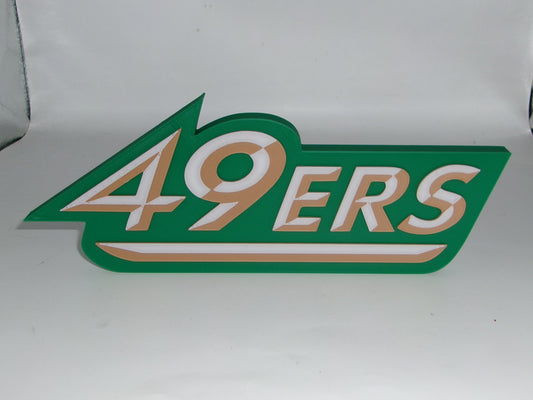 Charlotte 49ers 3D printed Logo Sign Wall Desk Shelf Art