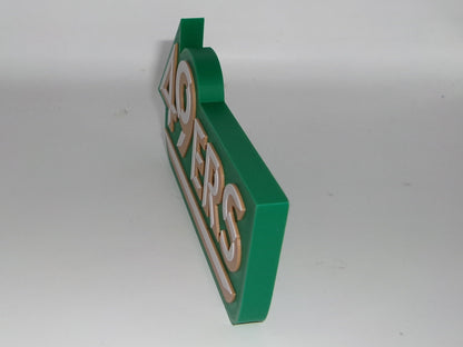 Charlotte 49ers 3D printed Logo Sign Wall Desk Shelf Art