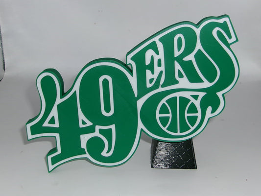 Charlotte 49ers 3D printed Logo Sign Wall Desk Shelf Art