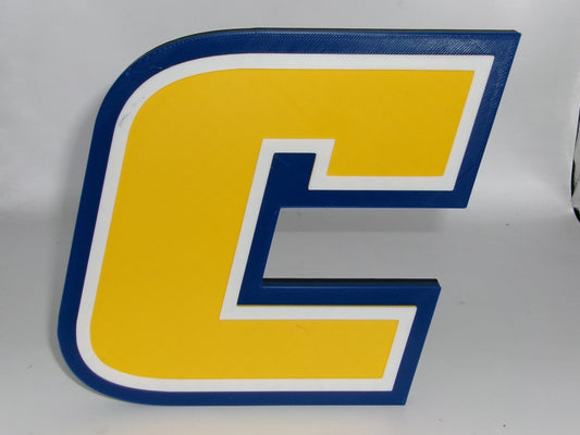 Chattanooga Mocs 3D printed Logo Sign Wall Desk Shelf Art