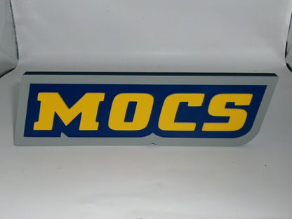 Chattanooga Mocs 3D printed Logo Sign Wall Desk Shelf Art