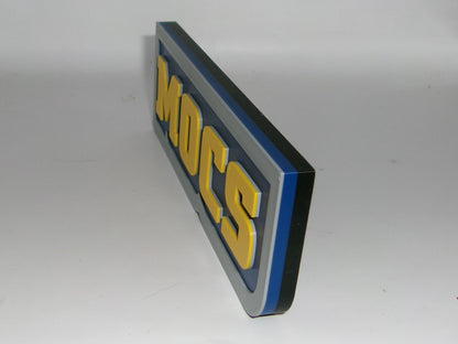 Chattanooga Mocs 3D printed Logo Sign Wall Desk Shelf Art