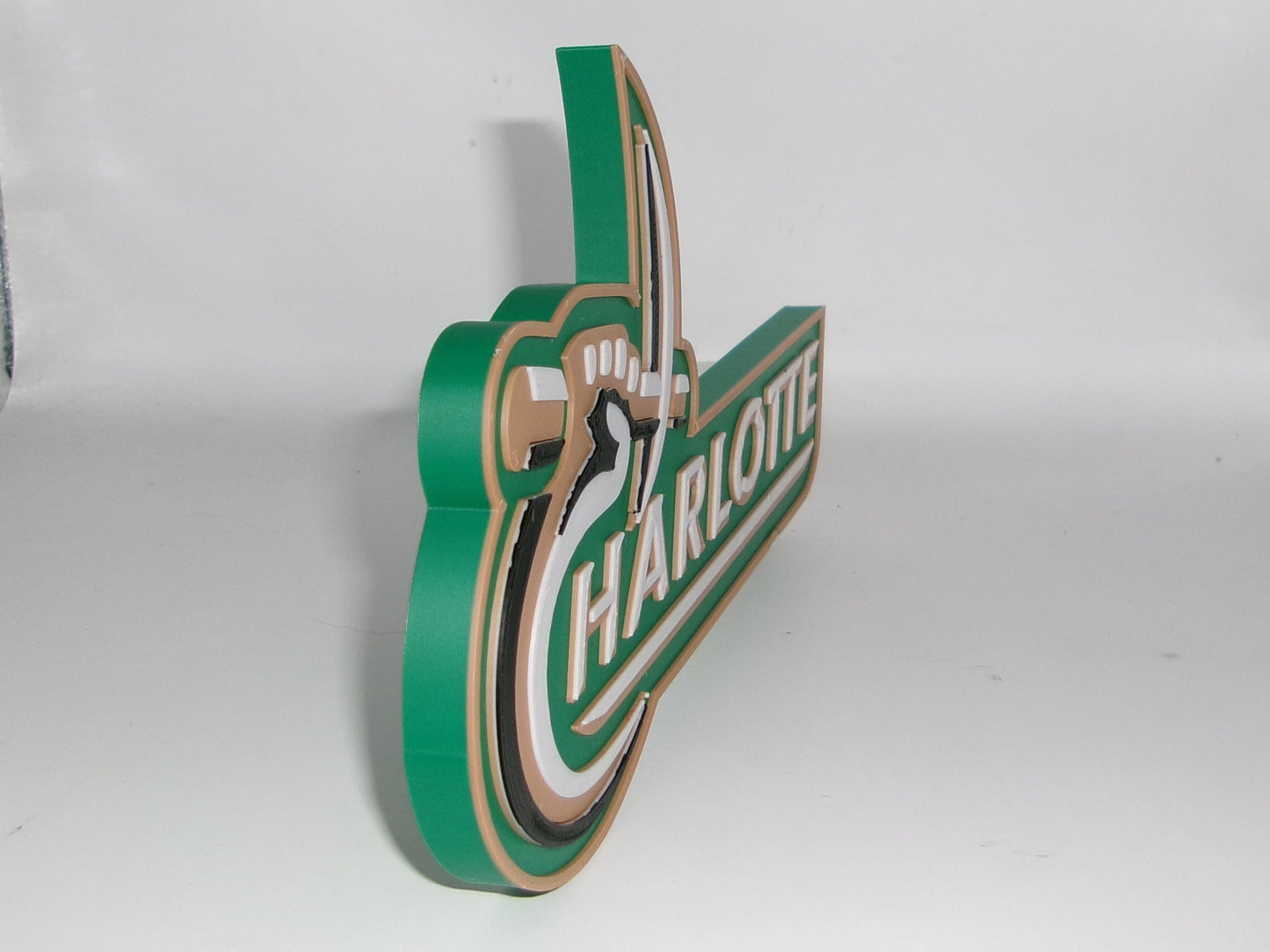 Charlotte 49ers 3D printed Logo Sign Wall Desk Shelf Art