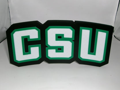 Chicago State Cougars 3D printed Logo Sign Wall Desk Shelf Art