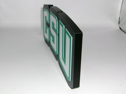 Chicago State Cougars 3D printed Logo Sign Wall Desk Shelf Art