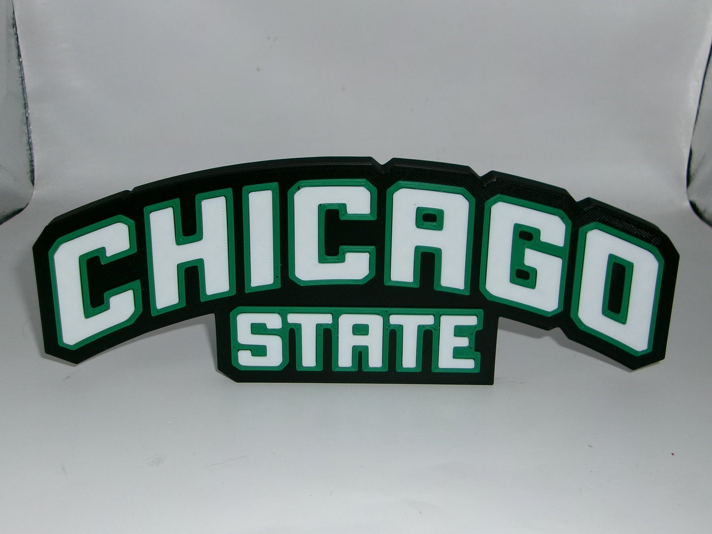Chicago State Cougars 3D printed Logo Sign Wall Desk Shelf Art