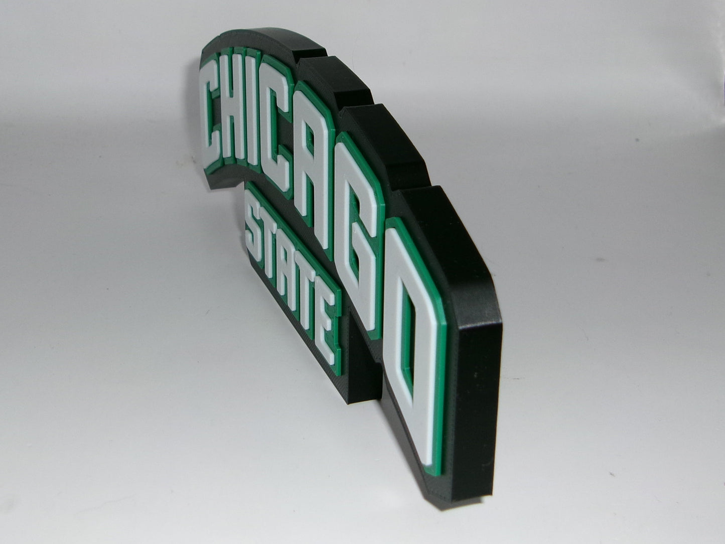 Chicago State Cougars 3D printed Logo Sign Wall Desk Shelf Art