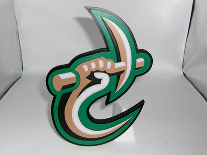 Charlotte 49ers 3D printed Logo Sign Wall Desk Shelf Art