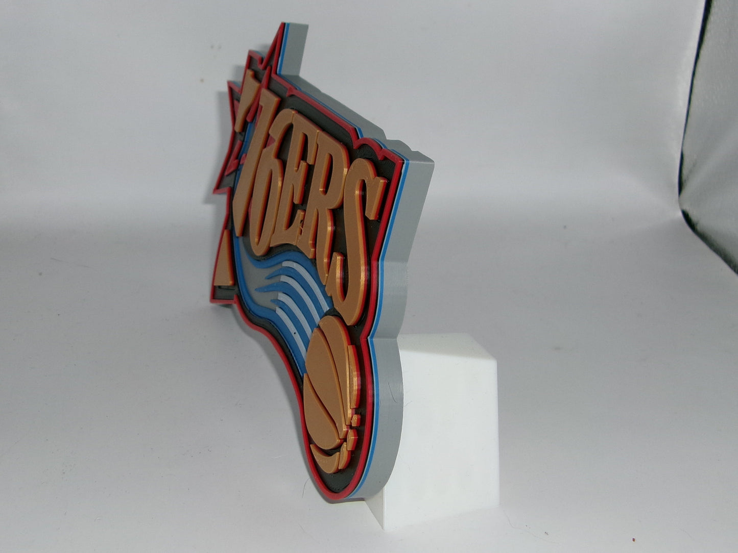 Philadelphia 76ers 3D printed Logo Sign Wall Desk Shelf Art