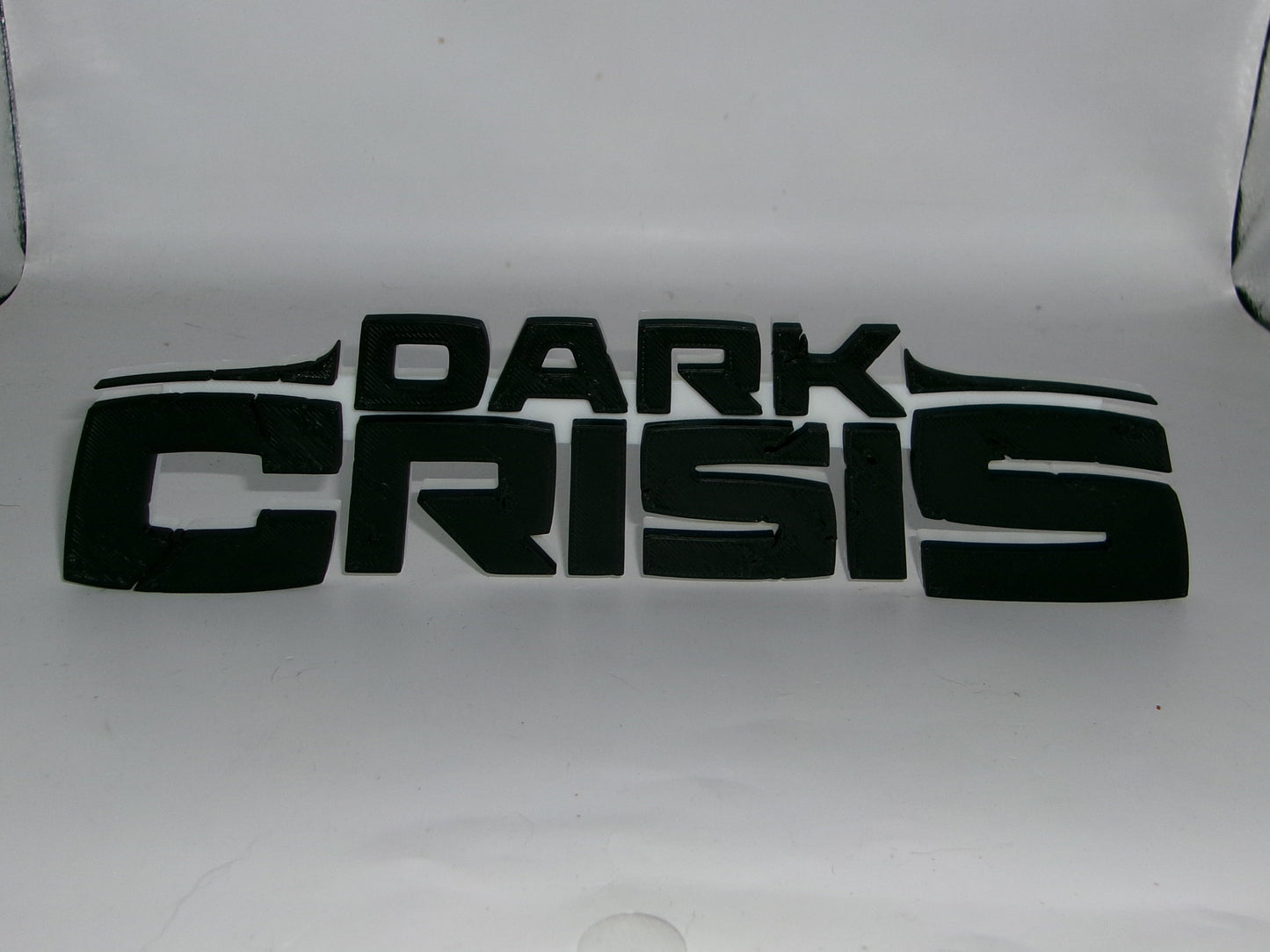 Dark Crisis, DC 3D printed Logo Sign Wall Desk Shelf Art