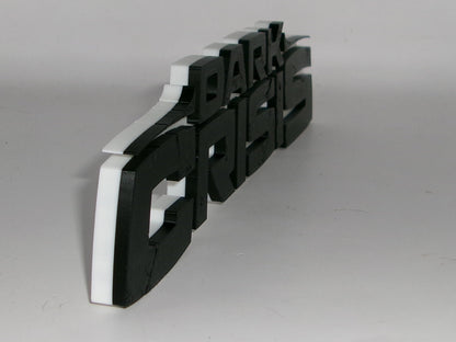 Dark Crisis, DC 3D printed Logo Sign Wall Desk Shelf Art