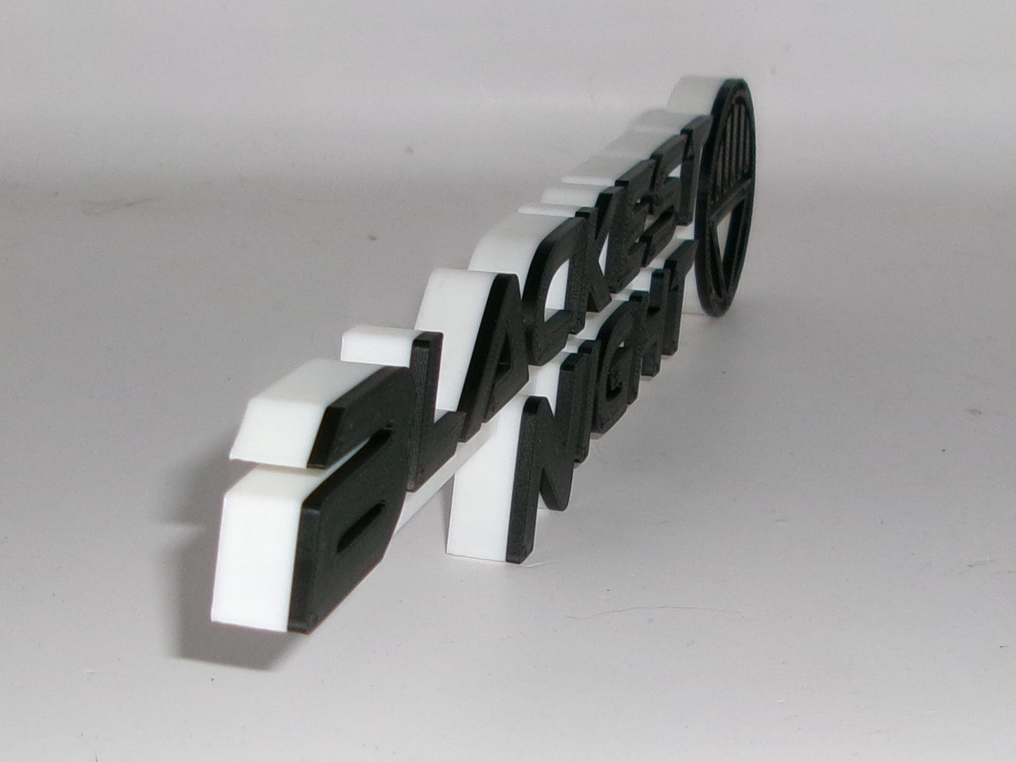 Blackest Night 3D printed Logo Sign Wall Desk Shelf Art