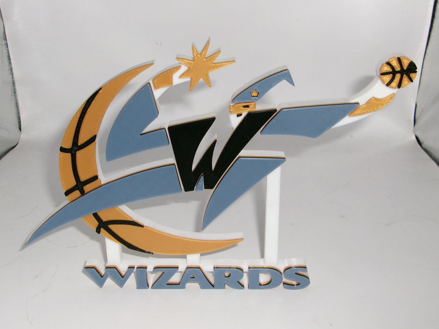 Washington Wizards 3D printed Logo Sign Wall Desk Shelf Art
