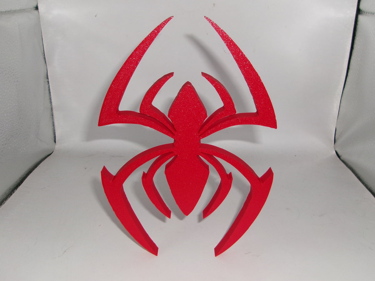 Spider-Man Miles Morales 3D printed Logo Sign Wall Desk Shelf Art