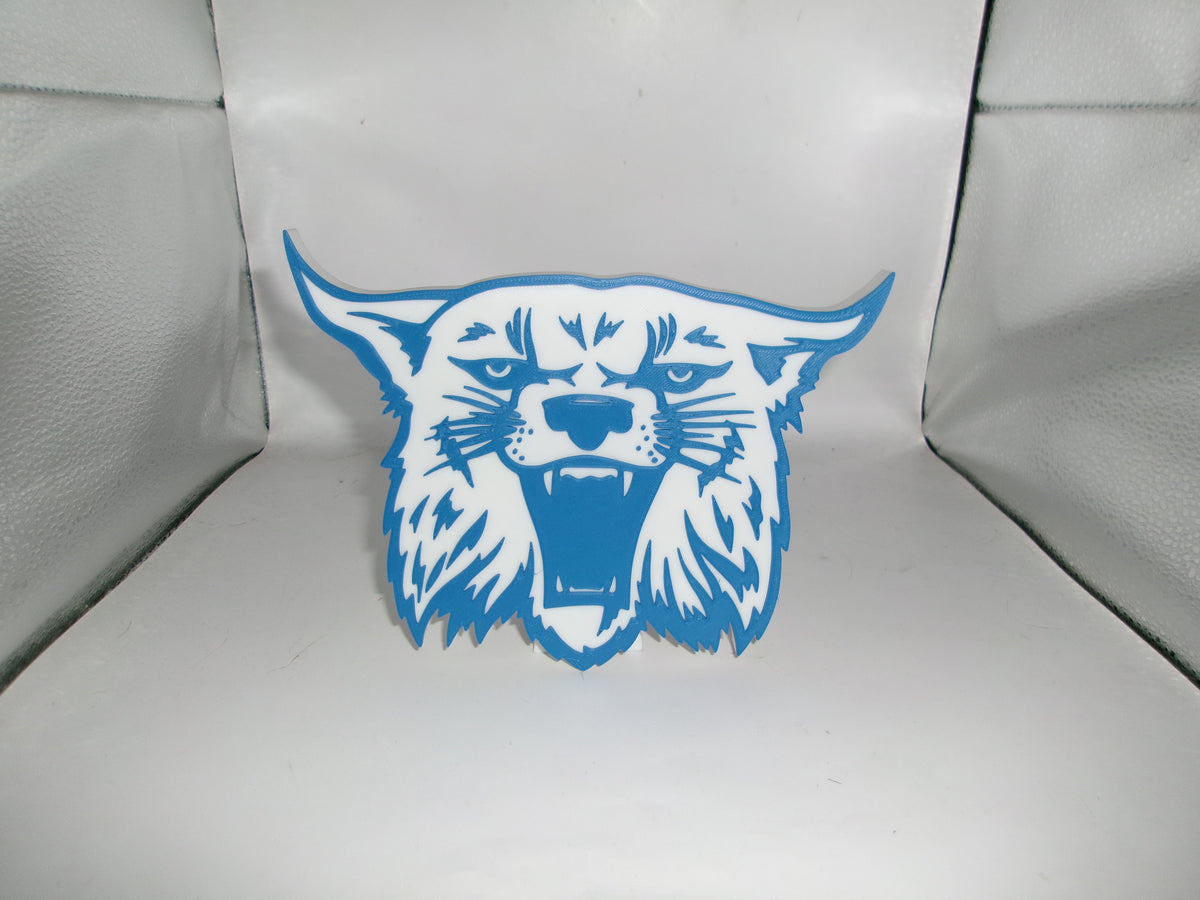 Kentucky Wildcats Jumbo 10in 3D printed Logo Sign Wall Desk Shelf Art