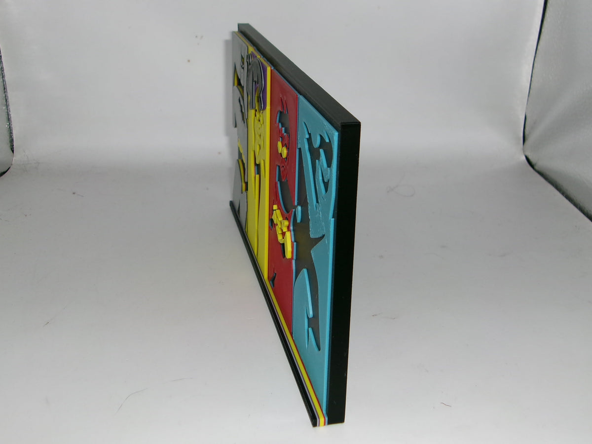 Batman New Adventures 3D printed Logo Sign Wall Desk Shelf Art