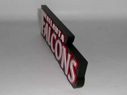Atlanta Falcons 3D printed Logo, Sign, Wall, Desk, Fridge, Shelf Art