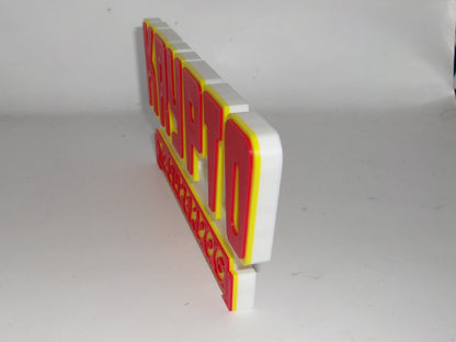 Krypto The Superdog 3D printed Logo Sign Wall Desk Shelf Art