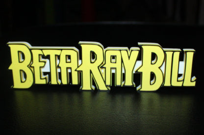 Beta Ray Bill 3D printed Logo Sign Wall Desk Shelf Art