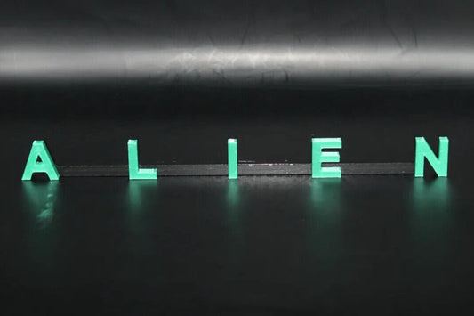 Alien 3D printed Logo Art