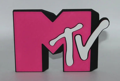 MTV 3D printed Logo Art